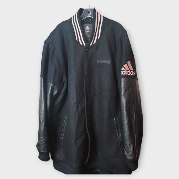 Adidas x Dehen Army All American Varsity Jacket XXXL Black Wool